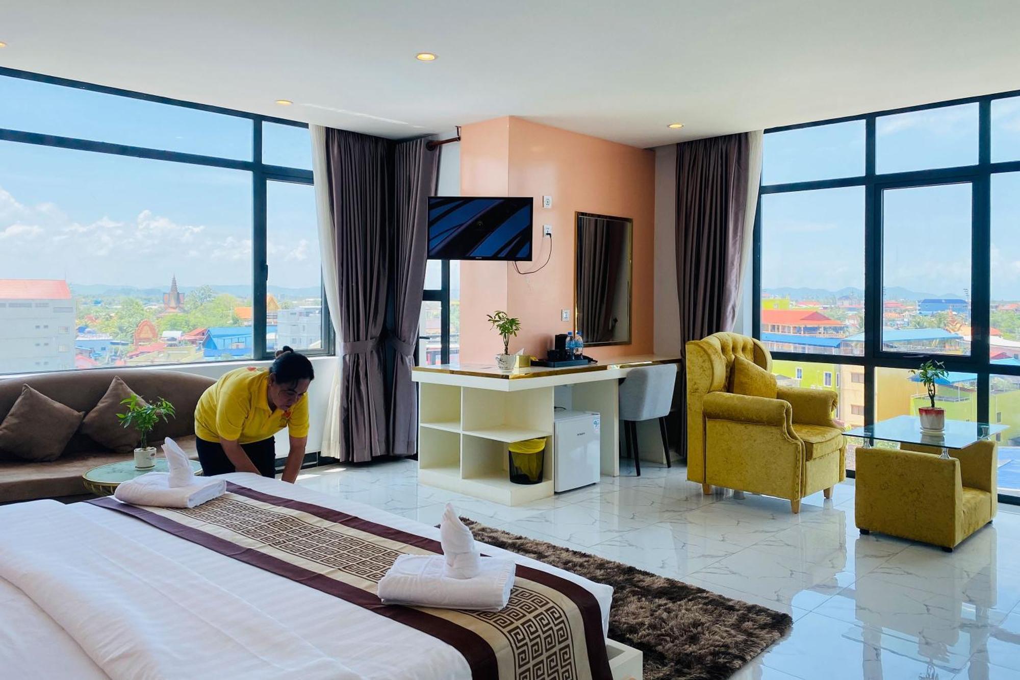 Kampot Sunny Hotel מראה חיצוני תמונה